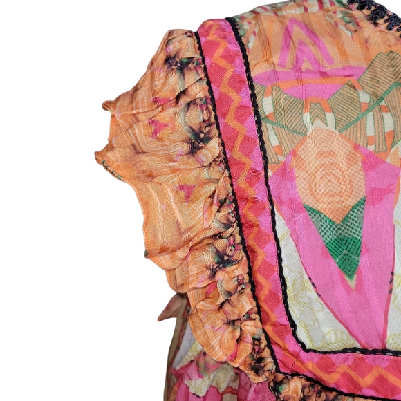 Siddhartha Bansal Sanya Ruffled Blouse from Anthropologie Women's Size XL - Picture 10 of 16